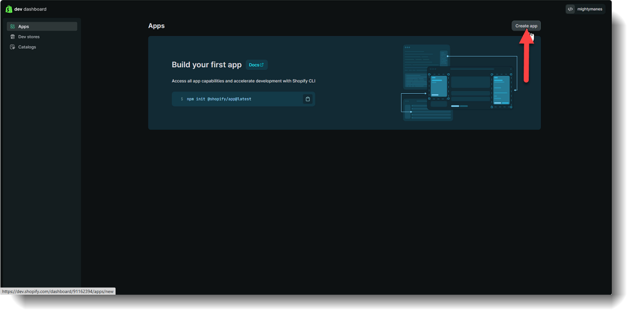 Shopify allow custom app dev again