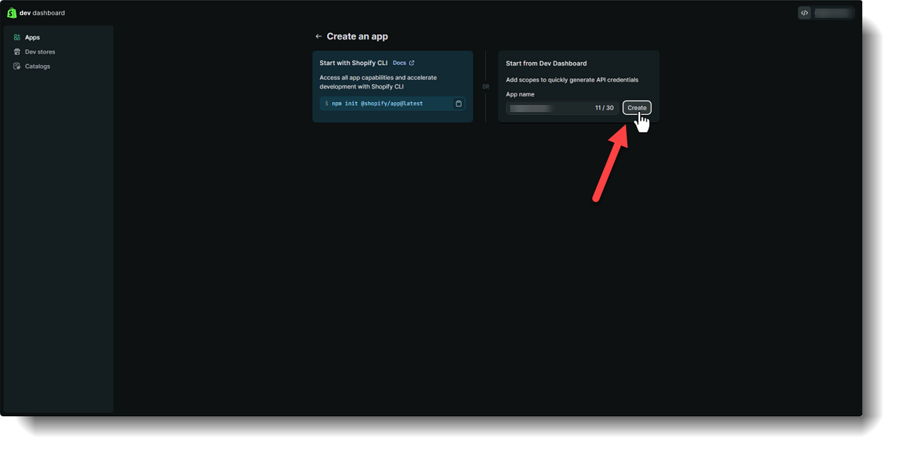 create custom app
